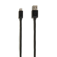 NXT Technologies 10 ft Braided Lightning to USB Cable - Black-10' braided cable resists snags and tangles