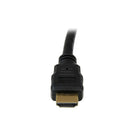 StarTech 5m High Speed HDMI Cable, Ultra HD 4k x 2k HDMI Cable, HDMI to HDMI M/M-Molded HDMI connectors with strain relief maintain a durable connection, helping to prevent damage to the connectors, for long term, error-free HDMI to HDMI audio-video performance