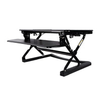 TygerClaw Ergonomic Sit-Stand Workstation (TYDS13015)-The gravity center kept on the same vertical line during the whole movement to avoid unexpected deviant