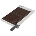 Swingline ClassicCut 1510W Guillotine Trimmer with EdgeGlow - Wood - 15" - 10 Sheets-EdgeGlow LED light guide illuminates the edge of the trimmer to show exactly where cuts will be made