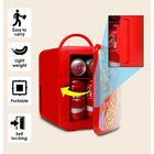 Coca-Cola Peace 1971 Series Mini Fridge 6 Can Cooler/Warmer-Fits easily on a desk or shelf