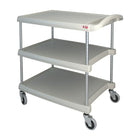Mycart Utility Cart, 400 Lbs, 3-Shelf, 20" x 35-1/2" (MY2030-34BL)-No. of Shelves: 3