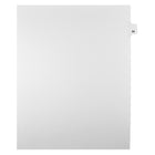Mark Maker Legal Tabs - Letter Size - White - 1/25th cut - 25 tabs per package - 5 packages Pack - Number 54-White Single Tabs