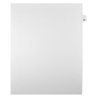 Mark Maker Legal Tabs - Letter Size - White - 1/25th cut - 25 tabs per package - 5 packages Pack - Number 54-White Single Tabs
