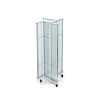 Azar Displays Pegboard Pinwheel Unit, 44" x 13.5", Clear (700443-CLR)-Clear plastic