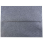 JAM Paper A2 Invitation Envelopes, 4.38 x 5.75, Stardream Metallic Anthracite Black, 50 Pack (GCST606I)-Anthracite stardream metallic envelope
