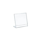 Azar Displays Vertical Slanted, L-Shape Acrylic Sign Holder, 8" x 10", 10 Pack (112718)-Sign holder