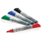 Quartet Premium Glass Board Dry-Erase Markers - Assorted - 4 Pack-Premium glass dry-erase markers are specifically designed to deliver bold colour on glass surfaces