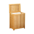 Oceanstar BRH1248 Spa-Style Bamboo Laundry Hamper-Laundry hamper comes with canvas liner and two metal rods