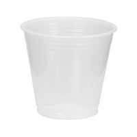 Polar XL 5 oz. Polystyrene Flexible Juice Glass - Crystal Clear - 2500 Pack-5 oz. tumbler