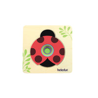 Beleduc Layer Puzzle "Ladybug"-Encourages motor senses and concentration