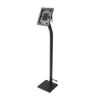 Futech IPS002FB Floor Standing iPad Stand - 10"W x 47"H X5"D - Black-Dimensions: 10" x 47" x 5"
