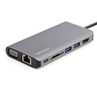 Startech USB C Multiport Adapter USB-C Mini Travel Dock w/ 4K HDMI or 1080p VGA-Cable Length: 11.8 in