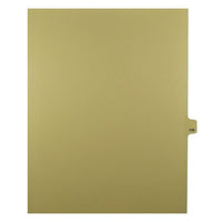 Mark Maker Legal Exhibit Index Tab Buff Single Tabs, 1/25th Cut, Letter Size, No Holes, Number 140, 25 Pack-Buff Single Tabs, 1/25th Cut