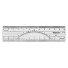 C-THRU Protractor Ruler 20ths/40ths, 6”, 12 Pack-Perfect tool for measuring angles