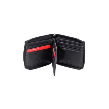 Champs Multicard-Multiwing Zip-Around Wallet - Black | staples.ca
