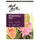 Mont Marte Premium Watercolour Pad - 300g - A3 - 16.5" x 11.75" - 12 Sheets-Watercolour paper 12 page pad