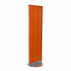 Azar Displays Pegboard Freestanding Floor Display, 16" x 60", Orange (700250-ORG)-Made from pegboard