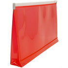 JAM Paper #10 Plastic Envelopes with Zip Closure, 5 x 10, Red Poly, 12 Pack (921Z1RE)-Size: 5" x 10" (#10)