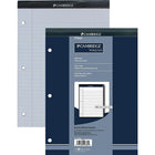 Cambridge Premium Pad, 8-1/2" x 11-3/4", Wide-Ruled, White, 70 Sheets, 3-Hole Punched-Three-hole punched pages make it easy to put your notes directly into a binder