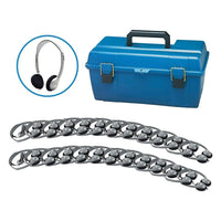 Hamilton Buhl Audio Visual Personal Headphone Lab Pack, No Volume Control-Foam ear cushions, replaceable, monoraul