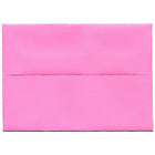 JAM Paper 4bar A1 Envelopes, 3.63 x 5 1/8, Brite Hue Ultra Pink, 250 Pack (15792H)-Ultra pink brite hue recycled envelope