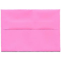 JAM Paper 4bar A1 Envelopes, 3.63 x 5 1/8, Brite Hue Ultra Pink, 250 Pack (15792H)-Ultra pink brite hue recycled envelope