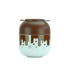Minimal V2 Insulated Food Jar, 500mL, Chocolate-3" large mouth for ice cubes, leak proof design, condemnation free making it easy to go wherever you do