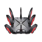TP-Link Archer GX90 AX6600 Tri-Band Wi-Fi 6 Gaming Router-5 GHz: 4804 Mbps (802.11ax, HE160), 5 GHz: 1201 Mbps (802.11ax), 2.4 GHz: 574 Mbps (802.11ax)