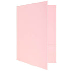 JAM Paper Premium Paper Cardstock Two Pocket Presentation Folders, Baby Pink, 12 Pack (28876675g)-4