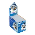 DAC MP-157 Slimline Single CD/DVD Jewel Cases in boxed packages, 50 Pack-Clear jewel box allows easy viewing of CD