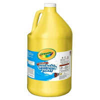 Crayola Artista Ii 128 Oz. Washable Paint, Yellow-Yellow