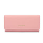 Champs RFID Trifold Expandable Wallet -  Pink-Faux leather, pink