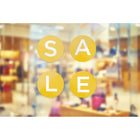 Avery Removable Round Vinyl Film Labels - 5" Dia. - White - 16 Labels-For use with laser printers