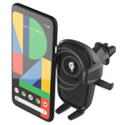 iOttie Easy One Touch Wireless Air Vent & CD Slot Mount-Qi Wireless Charging made for Google Pixel & Android: 10W & iPhone 7.5W.