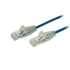 StarTech Cat 6 Ethernet Cable, 10', Blue (N6PAT10BLS)-36% thinner cable for flexible cable installations in crowded network closets and cable-management panels