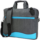 Vangoddy Wave 13" Laptop Messenger Bag - Sky Blue-Generous exterior pocket for stationery, cable, wallet, cell phone, and other necessities on the go