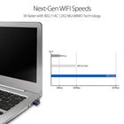 ASUS Dual Band AC1200 USB-AC53 Nano USB WiFi Adapter-Plug & Play with simple setup for hassle-free connectivity