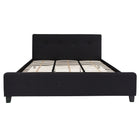 Flash Furniture Tribeca King Size Tufted Upholstered Platform Bed - Black Fabric-Platform Bed