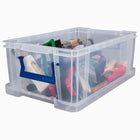 Bankers Box Plastic Storage Box Bonus Pack (2 x 10L + 1 x 18.5L)-All Bankers Box plastic storage boxes are 100% BPA free