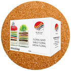 Sandtastik Floral Coloured Sand, 10 lb (4.5 kg) Box, Marigold-Coarse grain with natural sparkle throughout