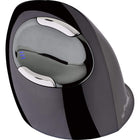 Evoluent VerticalMouse D Large Wireless Ergonomic Mouse-Receiver: USB Type-A. Requires adapter (not included) for USB Type-C ports.