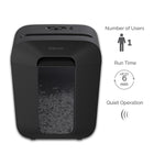 Fellowes Powershred LX45 Cross Cut Shredder-Also safely shreds staples, paper clips and plastic credit cards