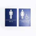 Futech Men's and Handicap Women's Washroom Signs, 2 Pack-4