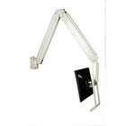 TygerClaw Tilt Point of Sale Wall Mount, 14.5" x 65" x 7.9", White-Holds most 10" to 17" monitors up to 11lbs/5 kg