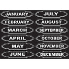 Ashley Large Die-Cut Magnets, Chalkboard Calendar Months, 72 Pack-learn the months of the year