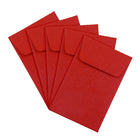 JAM Paper #1 Coin Envelopes, 2 1/4 x 3 1/2, Red Recycled, 100 Pack-#1 Coin, 2.25in x 3.5in