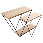 Truu Design Decorative Triangle Wooden Wall Shelf, 15.5 x 18.5 inches, Black-Material: made of high-quality, durable metal frame and manufactured wood (MDF) shelves