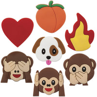Merangue Emoticon Magnets - 54 Pack-Locker Magnets