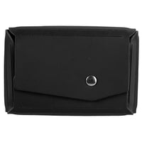 JAM Paper Leather Business Card Case, Angular Flap, Black, 5 Pack (2233317460g)-Black